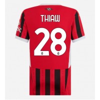 AC Milan Malick Thiaw #28 Fußballbekleidung Heimtrikot Damen 2024-25 Kurzarm